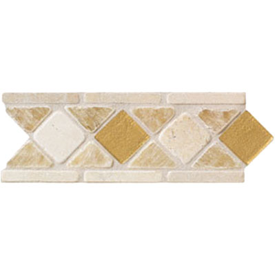 Mohawk Mohawk Artistic Collection - Accent Statements - Stone Onyx Glass Diamond Marble Border Tile  &  Stone