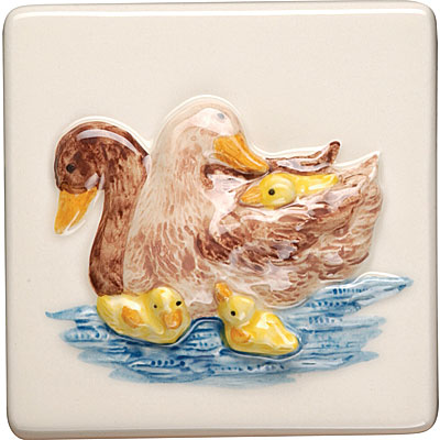 Original Style Original Style A La Ferme Clematis 4 X 4 Ducks Tile  &  Stone