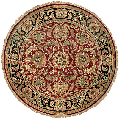 Jaipur Rugs Inc. Jaipur Rugs Inc. Atlantis 3 Round Magnolia Red Ebony Area Rugs