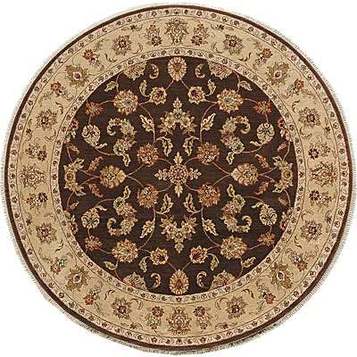 Jaipur Rugs Inc. Jaipur Rugs Inc. Atlantis 6 Round Bhoomi Cocoa Brown Sand Area Rugs