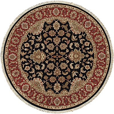 Jaipur Rugs Inc. Jaipur Rugs Inc. Atlantis 6 Round Taj Ebony Red Area Rugs