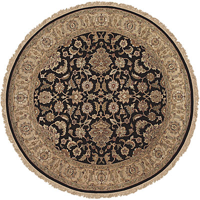 Jaipur Rugs Inc. Jaipur Rugs Inc. Atlantis 6 Round Taj Ebony Sand Area Rugs