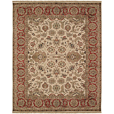 Jaipur Rugs Inc. Jaipur Rugs Inc. Atlantis 6 X 9 Taj Dark Ivory Red Area Rugs