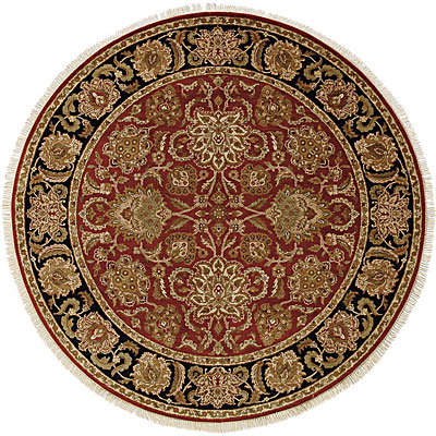 Jaipur Rugs Inc. Jaipur Rugs Inc. Atlantis 8 Round Shiva Red Ebony Area Rugs