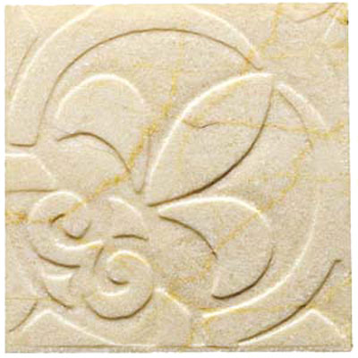 Alfagres Alfagres Tumbled Marble - Releif Line Crema Marfil Insert (lr201) Lr201