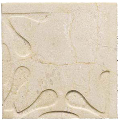 Alfagres Alfagres Tumbled Marble - Releif Line Crema Marfil Insert (lr231) Lr231