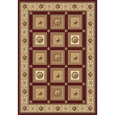 Rug One Imports Rug One Imports Crown Jewel - Taj Mahal 5 X 8 Red Area Rugs