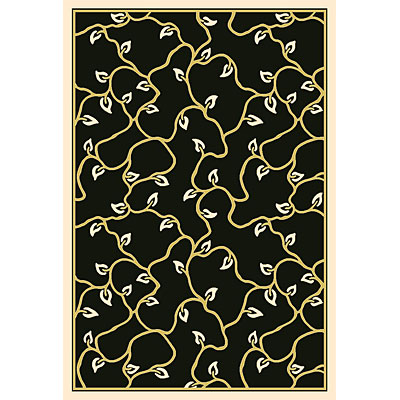 Rug One Imports Rug One Imports Wandering Vines 10 X 13 Black Area Rugs