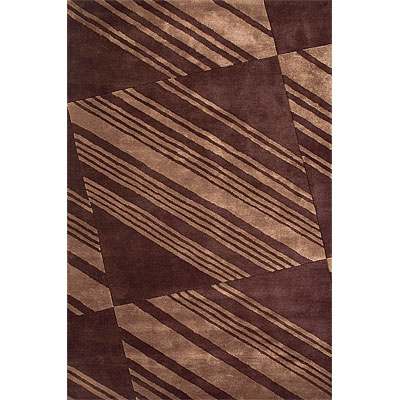 Delos, Inc. Delos, Inc. Delos Styles 3 X 5 Pinstripe Truffle Area Rugs