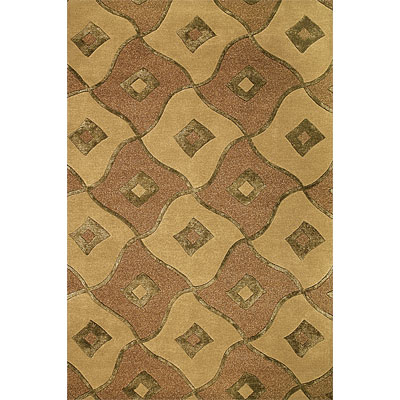 Delos, Inc. Delos, Inc. Delos Styles 3 X 5 Reflection Brass Area Rugs