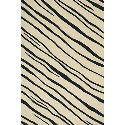 Delos, Inc. Delos, Inc. Delos Styles 3 X 5 Shimmer Black White Area Rugs