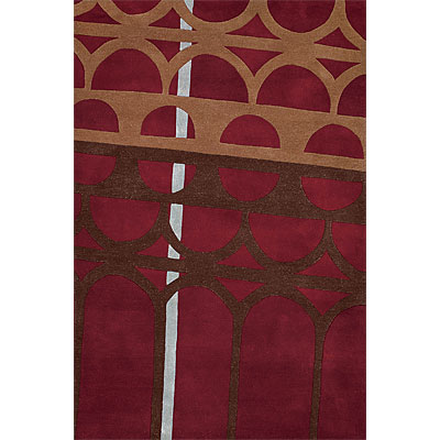 Delos, Inc. Delos, Inc. Delos Styles 3 X 5 Skyline Paprika Area Rugs