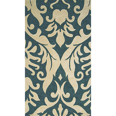 Delos, Inc. Delos, Inc. Delos Styles 3 X 5 Tapestry Cream Deep Blue Area Rugs