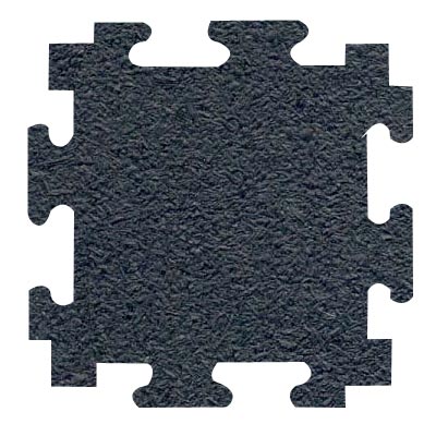 RB Rubber Products Rb Rubber Products Sports Mats 3 / 4 Megalock Black Rubber