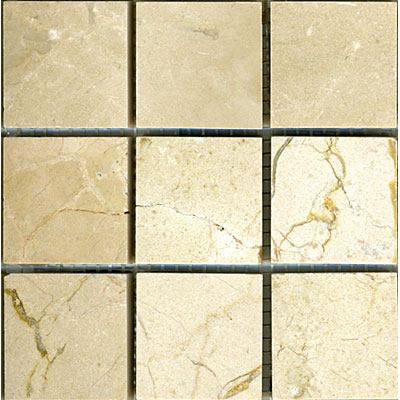 Maestro Mosaics Maestro Mosaics Marble 2 X 2 Mosaic Crema Light Tile  &  Stone