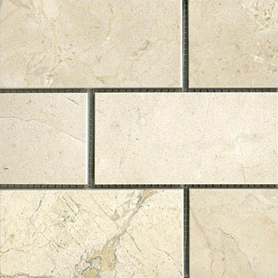 Maestro Mosaics Maestro Mosaics Marble 3 X 6 Honed Crema Light Tile  &  Stone