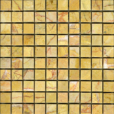 Maestro Mosaics Maestro Mosaics Marble 5 / 8 X 5 / 8 Mosaic Polished Amber Rouge Tile  &  Stone
