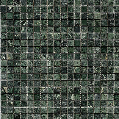 Maestro Mosaics Maestro Mosaics Marble 5 / 8 X 5 / 8 Mosaic Polished Verde Marble Tile  &  Stone