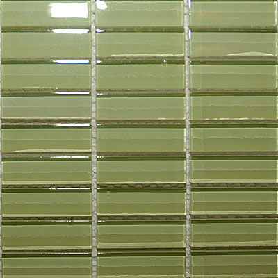 Maestro Mosaics Maestro Mosaics Crystal Glass Mosaic Light Green Tile  &  Stone