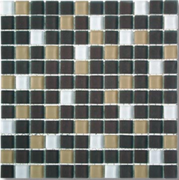 Mirage Tile Mirage Tile Glass Mosaic Blends 1 X 1 Metropolis Tile  &  Stone