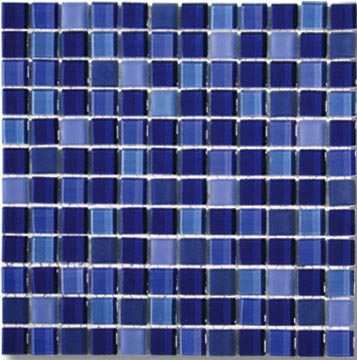 Mirage Tile Mirage Tile Glass Mosaic Blends 1 X 1 Seaworld Tile  &  Stone
