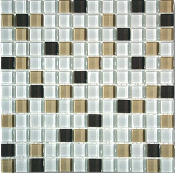 Mirage Tile Mirage Tile Glass Mosaic Blends 1 X 1 Vineyard Tile  &  Stone