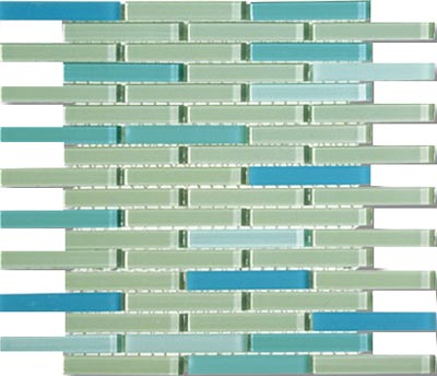 Mirage Tile Mirage Tile Glass Mosaic Blends 5 / 8 X 4 Gardencity Tile  &  Stone
