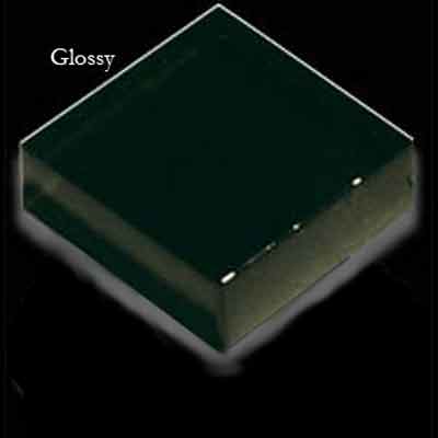 Mirage Tile Mirage Tile Glass Mosaic Plain Color 1 X 1 Jet Black Glossy Tile  &  Stone