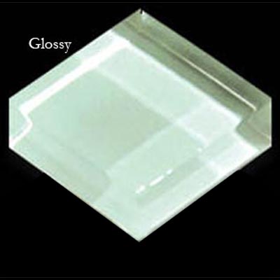 Mirage Tile Mirage Tile Glass Mosaic Plain Color 1 X 1 Plain White Glossy Tile  &  Stone