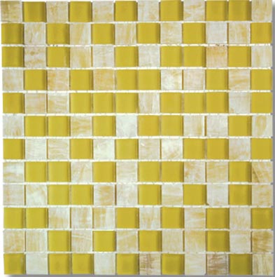 Mirage Tile Mirage Tile Glass  &  Stone Mosaic 1 X 1 Mgs102 Tile  &  Stone