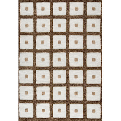 MAT The Basics Mat The Basics Frame 7 X 10 Brown Area Rugs