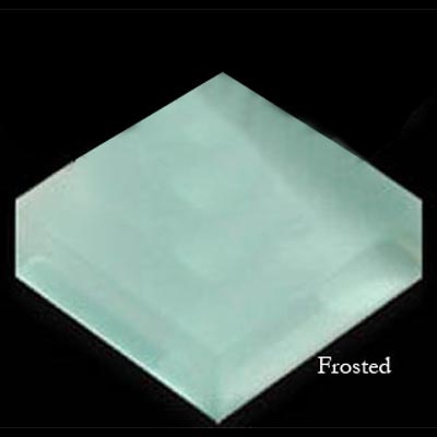 Mirage Tile Mirage Tile Glass Mosaic Plain Color 2 X 2 Aqua Frosted Tile  &  Stone