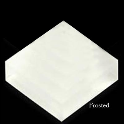 Mirage Tile Mirage Tile Glass Mosaic Plain Color 2 X 2 Optic White Frosted Tile  &  Stone