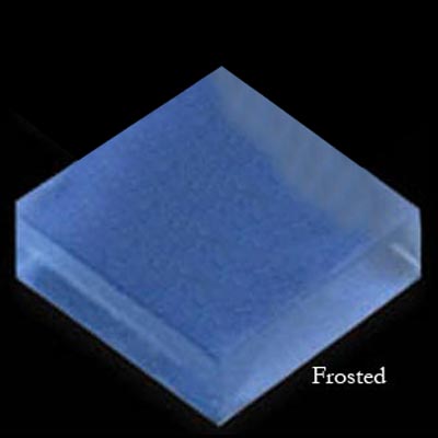 Mirage Tile Mirage Tile Glass Mosaic Plain Color 2 X 2 Vision Blue Frosted Tile  &  Stone