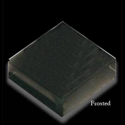 Mirage Tile Mirage Tile Glass Mosaic Plain Color 1 X 1 Jet Black Frosted Tile  &  Stone