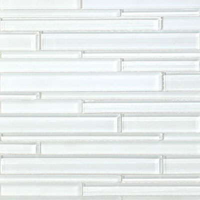 Mirage Glass Tiles Mirage Glass Tiles Cane Series Super White Tile  &  Stone