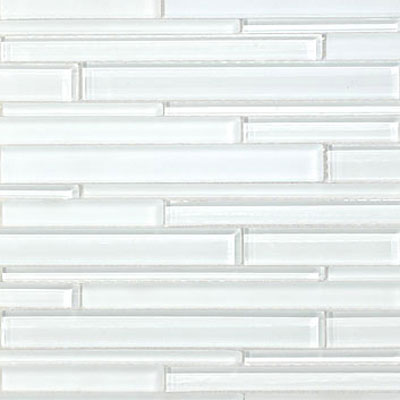 Mirage Glass Tiles Mirage Glass Tiles Cane Series Super White Tile  &  Stone