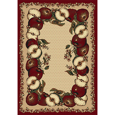 Orian Rugs Orian Rugs Firenze 4 X 5 Apple Box Rouge Area Rugs
