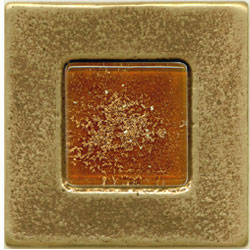 Miila Studios Miila Studios Bronze Barcelona 2 X 2 Barcelona With Dark Amber Tile  &  Stone