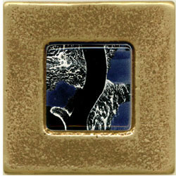 Miila Studios Miila Studios Bronze Barcelona 2 X 2 Barcelona With Gypsy Silver Tile  &  Stone