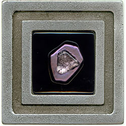 Miila Studios Miila Studios Aluminum Milan 4 X 4 Milan With Amethyst Tile  &  Stone