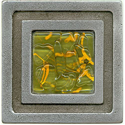 Miila Studios Miila Studios Aluminum Milan 4 X 4 Milan With Green Tiger Tile  &  Stone