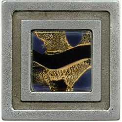 Miila Studios Miila Studios Aluminum Milan 4 X 4 Milan With Gypsy Gold Tile  &  Stone