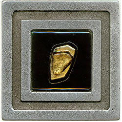 Miila Studios Miila Studios Aluminum Milan 4 X 4 Milan With Jewel Gold Tile  &  Stone