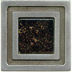 Miila Studios Miila Studios Aluminum Milan 4 X 4 Milan With Tortise Shell Tile  &  Stone