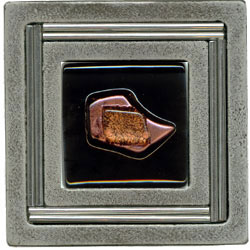 Miila Studios Miila Studios Aluminum Monte Carlo 4 X 4 Monte Carlo Garnet Tile  &  Stone