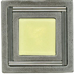 Miila Studios Miila Studios Aluminum Monte Carlo 4 X 4 Monte Carlo Light Lemon Tile  &  Stone