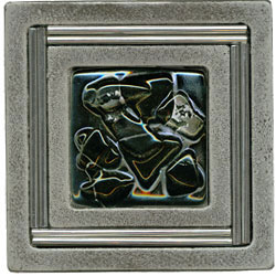 Miila Studios Miila Studios Aluminum Monte Carlo 4 X 4 Monte Carlo Midnight Sky Tile  &  Stone