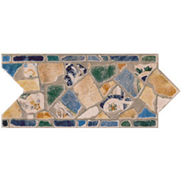 Dune Dune Emphasis Ceramic Borders Floor 6x12 Gaudi Tile  &  Stone