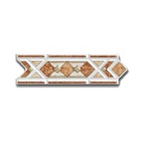 Dune Dune Emphasis Ceramic Borders Professional 2 1 / 2 X8 Lisboa Beige Tile  &  Stone